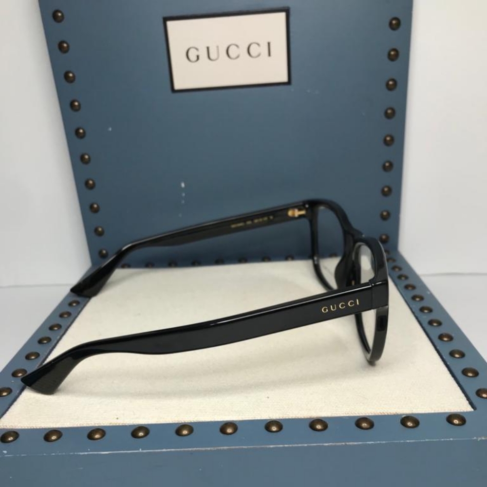 New 💯 Authentic Gucci Demo Square Men's Eyeglasses GG1344O 005 - Picture 6 of 12